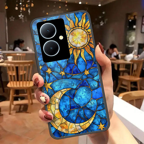 Vivo Y78 Plus 5G Cover - Celestial Starry Universe Series  - HQ Ultra Shine Premium Infinity Glass Soft Silicon Borders Case