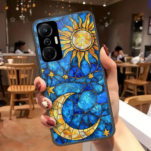 Infinix Hot 20S Cover - Celestial Starry Universe Series  - HQ Ultra Shine Premium Infinity Glass Soft Silicon Borders Case