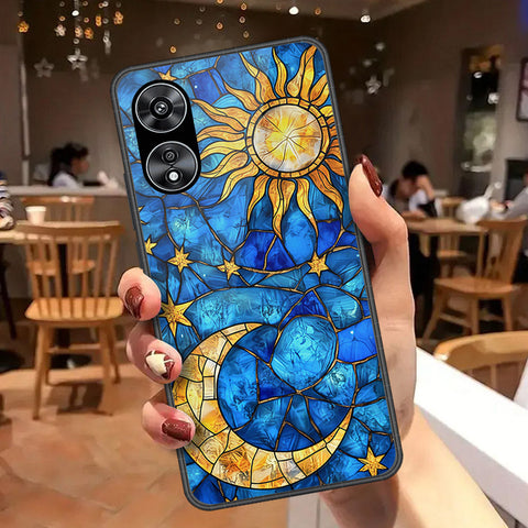 Oppo A97 5G Cover - Celestial Starry Universe Series  - HQ Ultra Shine Premium Infinity Glass Soft Silicon Borders Case