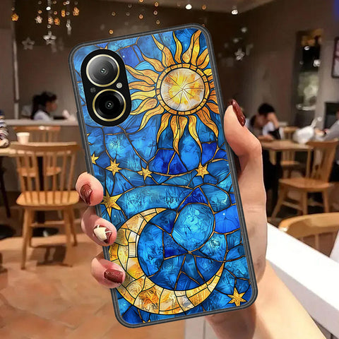 Realme C67 4G Cover - Celestial Starry Universe Series - HQ Ultra Shine Premium Infinity Glass Soft Silicon Borders Case