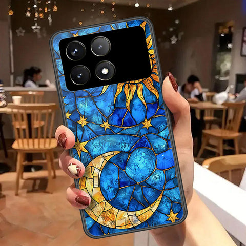 Xiaomi Poco X6 Pro Cover - Celestial Starry Universe Series - HQ Ultra Shine Premium Infinity Glass Soft Silicon Borders Case