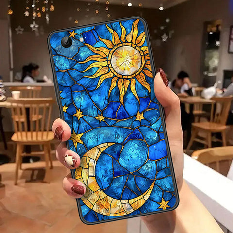 Vivo Y81 Cover - Celestial Starry Universe Series - HQ Ultra Shine Premium Infinity Glass Soft Silicon Borders Case