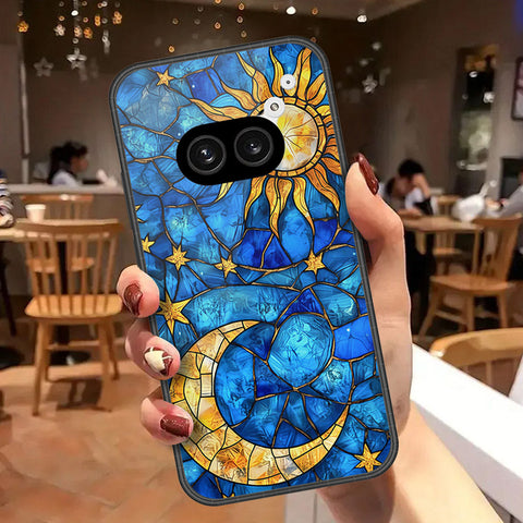 Nothing Phone 2a Cover - Celestial Starry Universe Series - HQ Ultra Shine Premium Infinity Glass Soft Silicon Borders Case