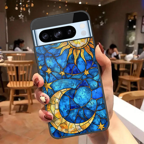 Google Pixel 8 Pro Cover - Celestial Starry Universe Series  - HQ Ultra Shine Premium Infinity Glass Soft Silicon Borders Case