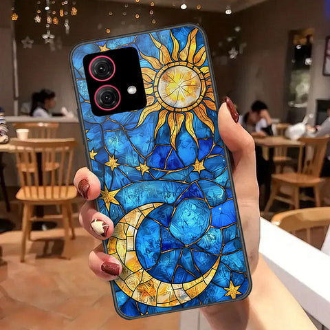 Motorola Moto G84 Cover - Celestial Starry Universe Series - HQ Ultra Shine Premium Infinity Glass Soft Silicon Borders Case