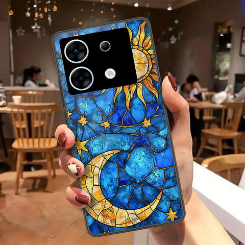 Infinix Zero 30 5G Cover - Celestial Starry Universe Series - HQ Ultra Shine Premium Infinity Glass Soft Silicon Borders Case