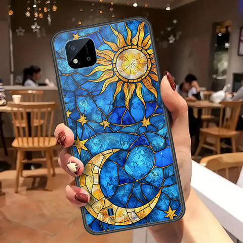 Realme C20A Cover - Celestial Starry Universe Series - HQ Ultra Shine Premium Infinity Glass Soft Silicon Borders Case