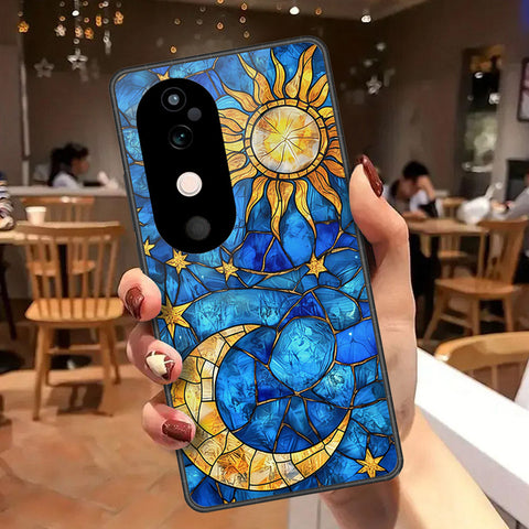Vivo S19 Pro Cover - Celestial Starry Universe Series - HQ Ultra Shine Premium Infinity Glass Soft Silicon Borders Case