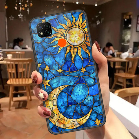 Xiaomi Poco C31 Cover - Celestial Starry Universe Series - HQ Ultra Shine Premium Infinity Glass Soft Silicon Borders Case