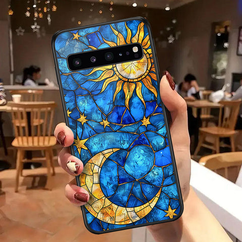 Samsung Galaxy S10 5G Cover - Celestial Starry Universe Series  - HQ Ultra Shine Premium Infinity Glass Soft Silicon Borders Case