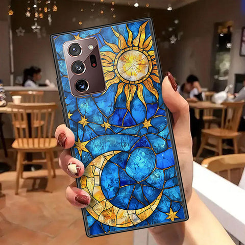 Samsung Galaxy Note 20 Ultra Cover - Celestial Starry Universe Series  - HQ Ultra Shine Premium Infinity Glass Soft Silicon Borders Case