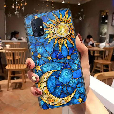 Samsung Galaxy M51 Cover - Celestial Starry Universe Series  - HQ Ultra Shine Premium Infinity Glass Soft Silicon Borders Case