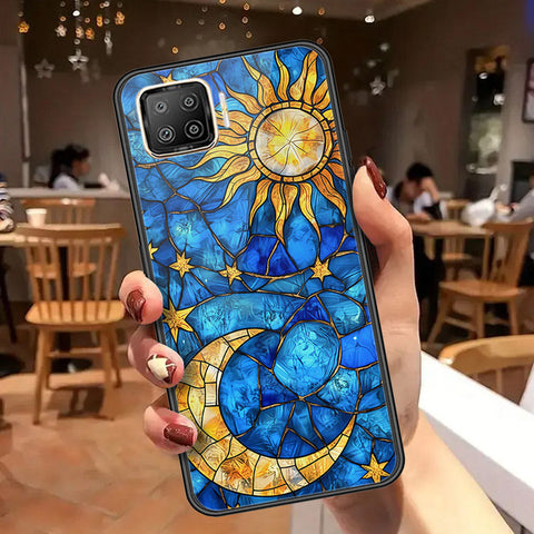 Oppo A73 Cover - Celestial Starry Universe Series  - HQ Ultra Shine Premium Infinity Glass Soft Silicon Borders Case