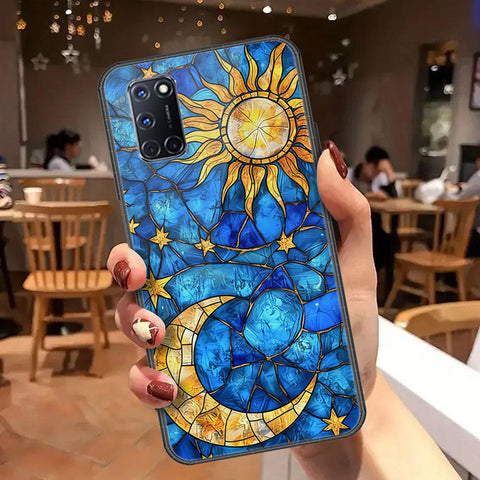 Oppo A72 Cover - Celestial Starry Universe Series  - HQ Ultra Shine Premium Infinity Glass Soft Silicon Borders Case