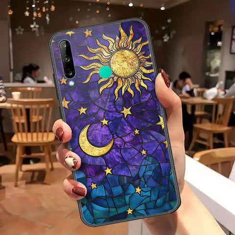 Huawei P40 lite E Cover - Celestial Starry Universe Series  - HQ Ultra Shine Premium Infinity Glass Soft Silicon Borders Case