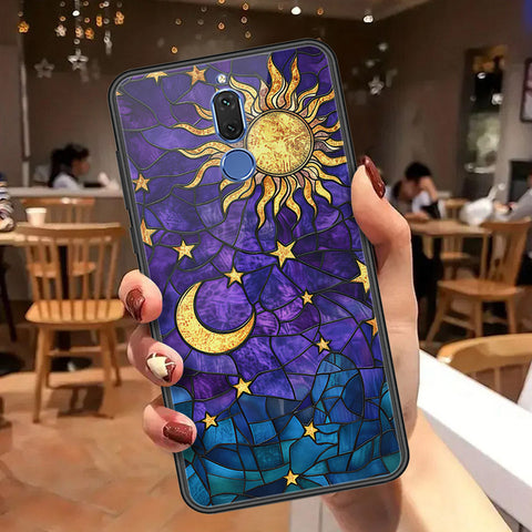Huawei Mate 10 Lite Cover - Celestial Starry Universe Series  - HQ Ultra Shine Premium Infinity Glass Soft Silicon Borders Case