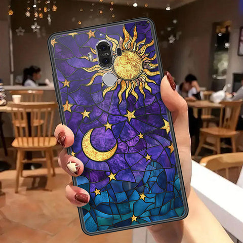 Huawei Mate 9 Cover - Celestial Starry Universe Series  - HQ Ultra Shine Premium Infinity Glass Soft Silicon Borders Case