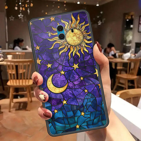 Huawei Mate 10 Cover - Celestial Starry Universe Series  - HQ Ultra Shine Premium Infinity Glass Soft Silicon Borders Case