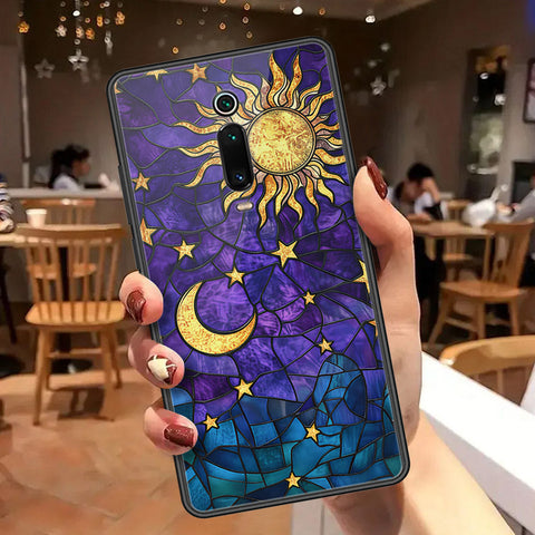 Xiaomi Mi 9T Pro Cover - Celestial Starry Universe Series  - HQ Ultra Shine Premium Infinity Glass Soft Silicon Borders Case