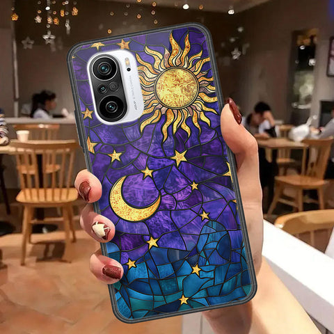 Xiaomi Redmi K40 Cover - Celestial Starry Universe Series  - HQ Ultra Shine Premium Infinity Glass Soft Silicon Borders Case