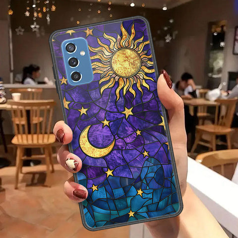 Samsung Galaxy M52 5G Cover - Celestial Starry Universe Series  - HQ Ultra Shine Premium Infinity Glass Soft Silicon Borders Case