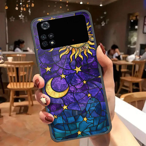 Xiaomi Poco M4 Pro Cover - Celestial Starry Universe Series  - HQ Ultra Shine Premium Infinity Glass Soft Silicon Borders Case