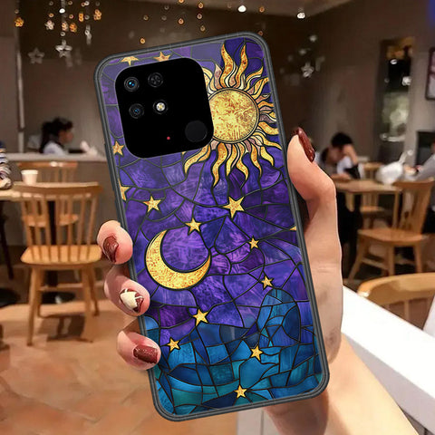 Xiaomi Redmi 10C Cover - Celestial Starry Universe Series  - HQ Ultra Shine Premium Infinity Glass Soft Silicon Borders Case
