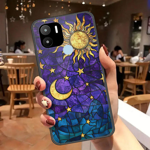 Xiaomi Redmi A1 Plus Cover - Celestial Starry Universe Series  - HQ Ultra Shine Premium Infinity Glass Soft Silicon Borders Case