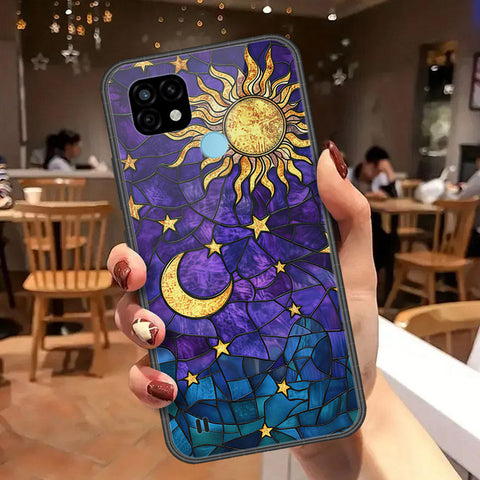 Realme C21 Cover - Celestial Starry Universe Series  - HQ Ultra Shine Premium Infinity Glass Soft Silicon Borders Case