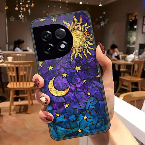 OnePlus 11R Cover - Celestial Starry Universe Series  - HQ Ultra Shine Premium Infinity Glass Soft Silicon Borders Case