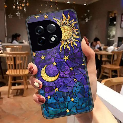 OnePlus 11 Cover - Celestial Starry Universe Series  - HQ Ultra Shine Premium Infinity Glass Soft Silicon Borders Case