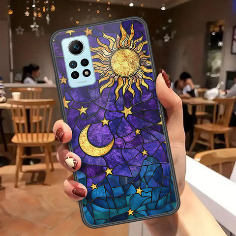 Xiaomi Redmi Note 12 Pro 4G Cover - Celestial Starry Universe Series  - HQ Ultra Shine Premium Infinity Glass Soft Silicon Borders Case