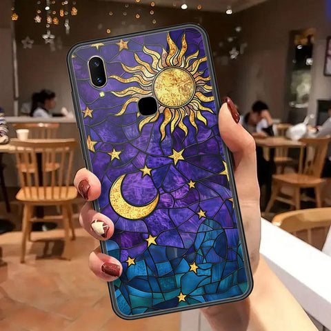 Vivo Z3I Cover - Celestial Starry Universe Series  - HQ Ultra Shine Premium Infinity Glass Soft Silicon Borders Case