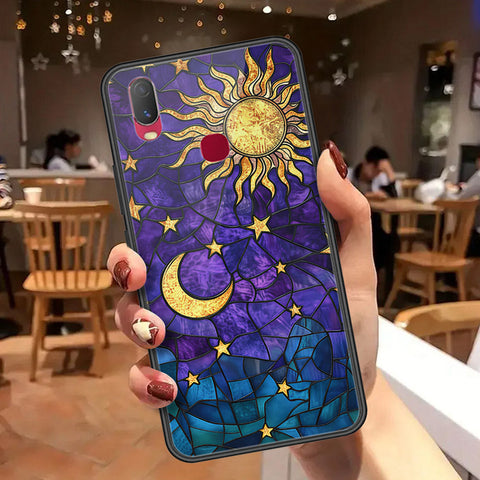 Vivo Y11 2019 Cover - Celestial Starry Universe Series  - HQ Ultra Shine Premium Infinity Glass Soft Silicon Borders Case