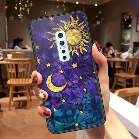 Vivo V17 Pro Cover - Celestial Starry Universe Series  - HQ Ultra Shine Premium Infinity Glass Soft Silicon Borders Case