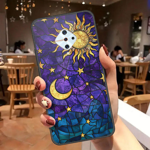 Vivo Y9s Cover - Celestial Starry Universe Series - HQ Ultra Shine Premium Infinity Glass Soft Silicon Borders Case