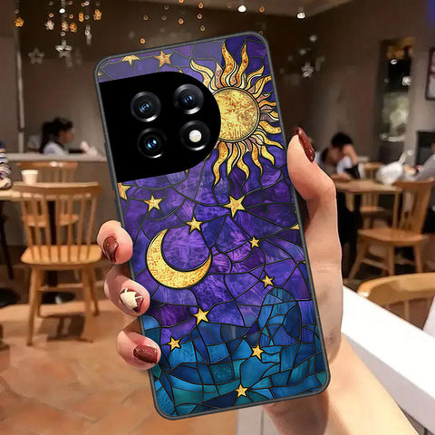 OnePlus Ace 2 Pro Cover - Celestial Starry Universe Series - HQ Ultra Shine Premium Infinity Glass Soft Silicon Borders Case