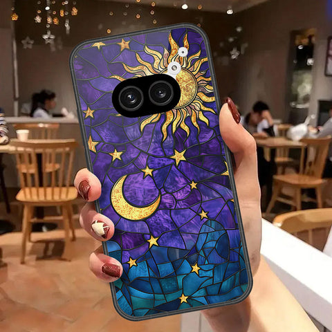 Nothing Phone 2a Cover - Celestial Starry Universe Series - HQ Ultra Shine Premium Infinity Glass Soft Silicon Borders Case