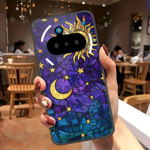 Nothing Phone 3a Cover - Celestial Starry Universe Series - HQ Ultra Shine Premium Infinity Glass Soft Silicon Borders Case