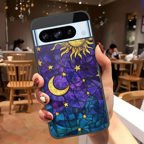 Google Pixel 8 Pro Cover - Celestial Starry Universe Series  - HQ Ultra Shine Premium Infinity Glass Soft Silicon Borders Case