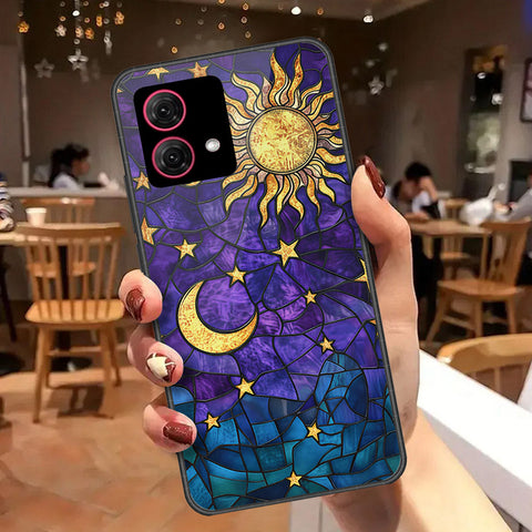 Motorola Moto G84 Cover - Celestial Starry Universe Series - HQ Ultra Shine Premium Infinity Glass Soft Silicon Borders Case