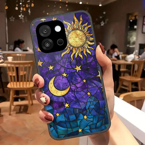 OnePlus 13s Cover - Celestial Starry Universe Series - HQ Ultra Shine Premium Infinity Glass Soft Silicon Borders Case