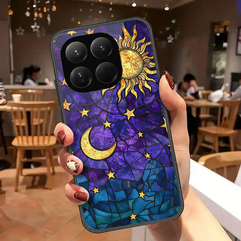 Xiaomi 14T Pro Cover - Celestial Starry Universe Series - HQ Ultra Shine Premium Infinity Glass Soft Silicon Borders Case