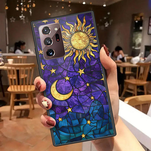 Samsung Galaxy Note 20 Ultra Cover - Celestial Starry Universe Series  - HQ Ultra Shine Premium Infinity Glass Soft Silicon Borders Case