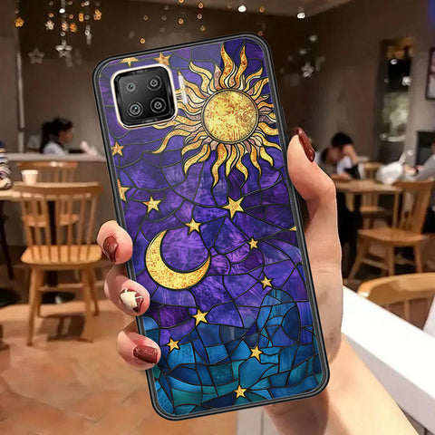 Oppo A73 Cover - Celestial Starry Universe Series  - HQ Ultra Shine Premium Infinity Glass Soft Silicon Borders Case