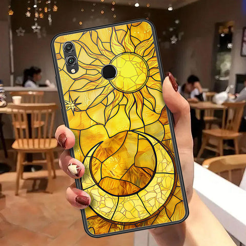 Huawei Honor 8X Cover - Celestial Starry Universe Series  - HQ Ultra Shine Premium Infinity Glass Soft Silicon Borders Case
