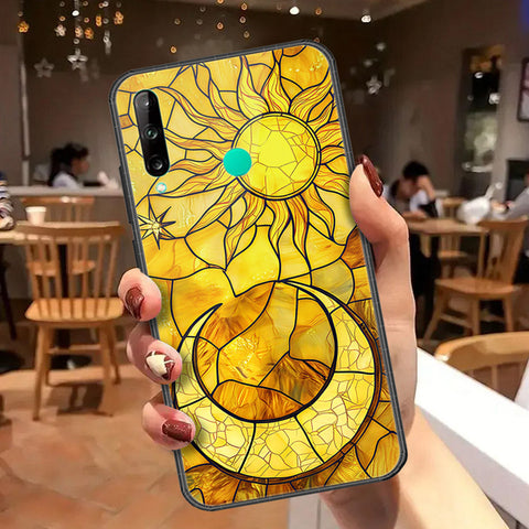 Honor 9C Cover - Celestial Starry Universe Series  - HQ Ultra Shine Premium Infinity Glass Soft Silicon Borders Case