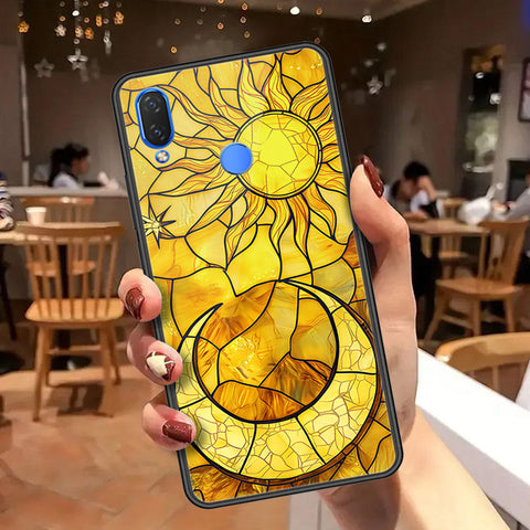 Huawei Y9 2019 Cover - Celestial Starry Universe Series  - HQ Ultra Shine Premium Infinity Glass Soft Silicon Borders Case
