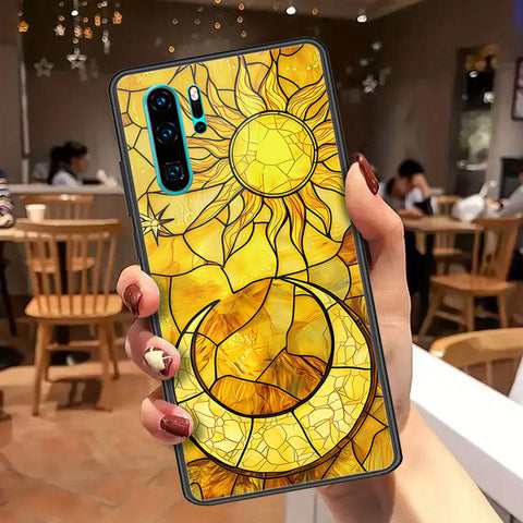 Huawei P30 Pro Cover - Celestial Starry Universe Series  - HQ Ultra Shine Premium Infinity Glass Soft Silicon Borders Case