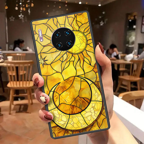 Huawei Mate 30 Pro Cover - Celestial Starry Universe Series  - HQ Ultra Shine Premium Infinity Glass Soft Silicon Borders Case